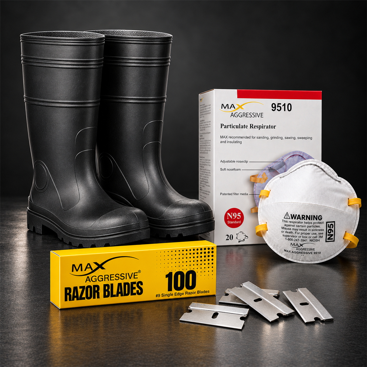 MAX AGGRESSIVE Safety Gear and Jobsite Essentials